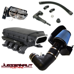 Holley Hi-Ram Cast Intake Throttle CAI Intake Combo Packs (11-23 Mustang 5.0L Coyote)