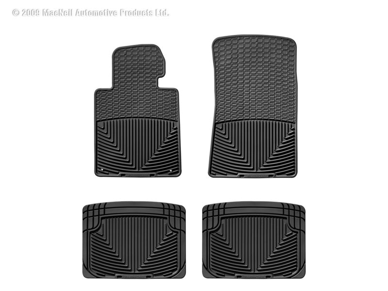 WT Rubber Mats - Rear - Blk