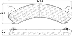 StopTech 01-10 Chevrolet Silverado 3500 / GMC Sierra 3500 Rear Truck & SUV Brake Pad