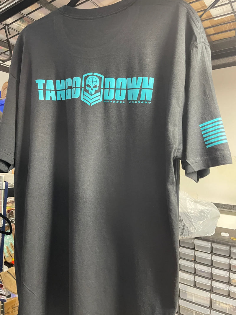 Tango Down T's Athletic Fit Black and Blue