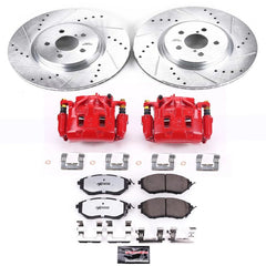 Power Stop 14-18 Subaru Forester Z26 Street Kit w/ Calipers - Front