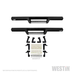 Westin 07-18 Jeep Wrangler JK 2dr. HDX Stainless Drop Nerf Step Bars - Tex. Blk