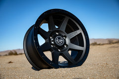 ICON Rebound 18x9 6x5.5 25mm Offset 6in BS 95.1mm Bore Satin Black Wheel