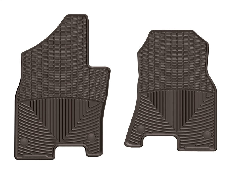 WeatherTech 2019+ Dodge Ram Truck 1500 Front Rubber Mats - Cocoa