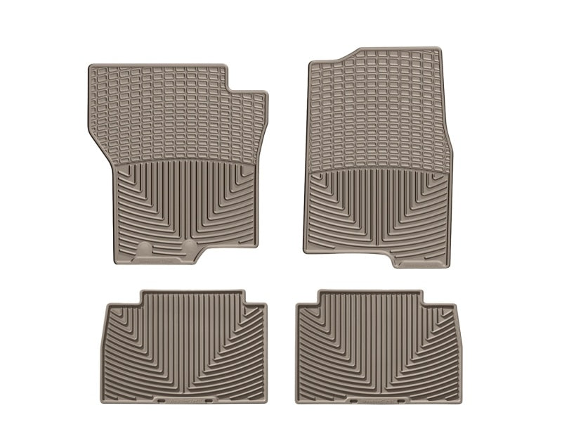 WT Rubber Mats - Rear - Tan