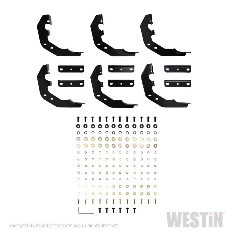 Westin 19-22 RAM 1500 Quad Cab (Excl. Classic) PRO TRAXX 6 Oval Nerf Step Bars - Blk