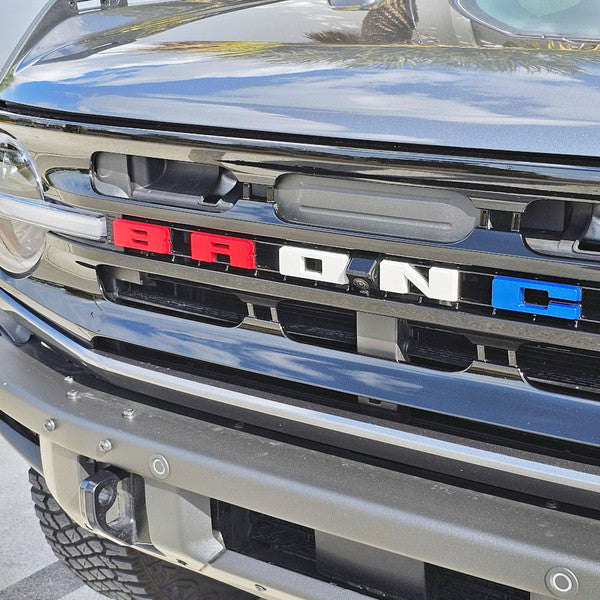 UPR Grille Replacement Letters Compatible with 21-25 Ford Bronco