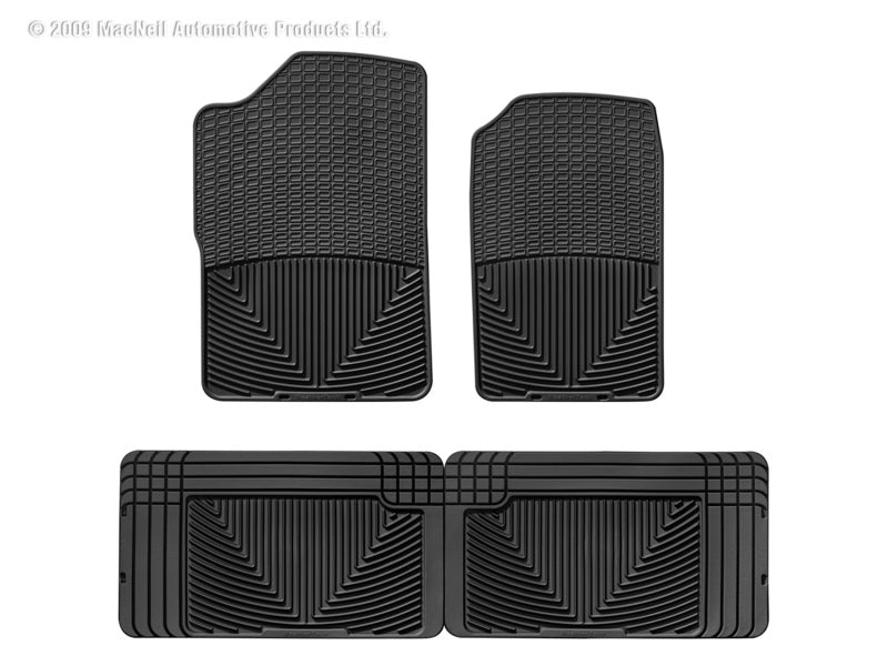 WT Rubber Mats - Front - Blk