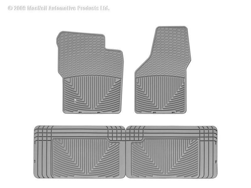 WT Rubber Mats - Front - Grey