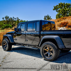 Westin 20-22 Jeep Gladiator PRO TRAXX 4 Oval Nerf Step Bars - Black