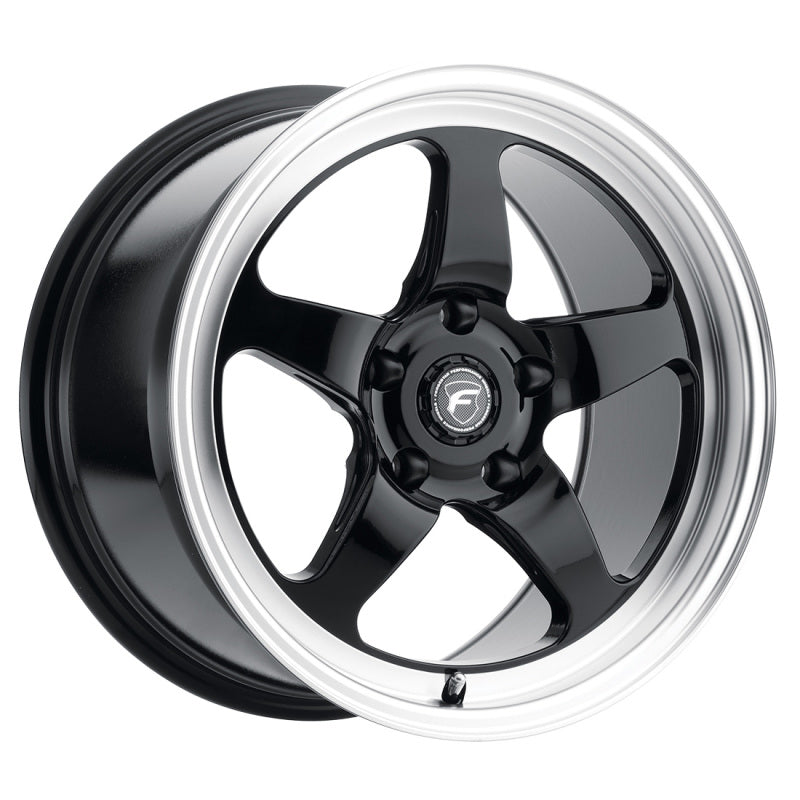 Forgestar D5 Drag 17x10 / 5x139.7 BP / ET38 / 7.0in BS Gloss Black Wheel