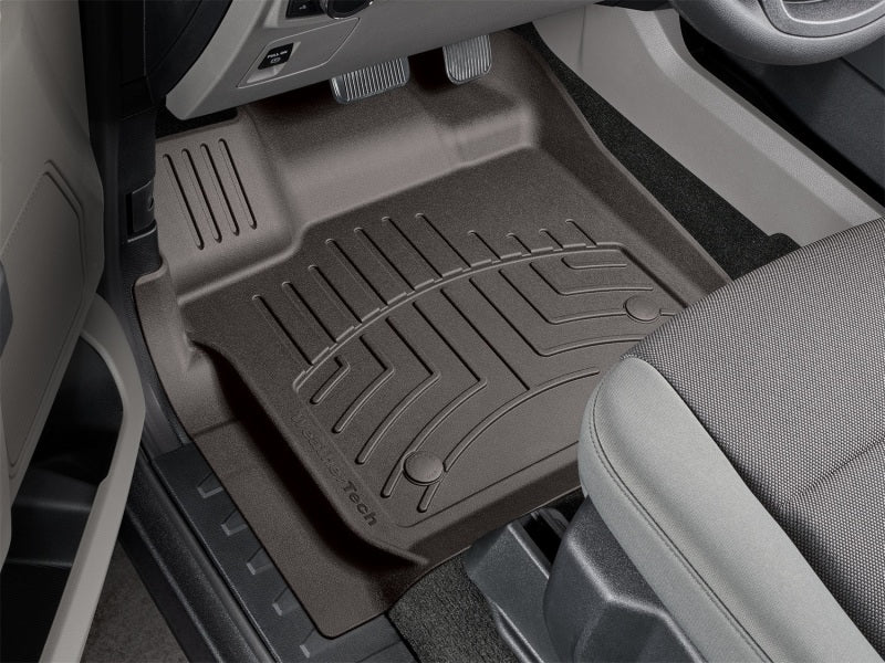 WeatherTech 2018+ Chevrolet Traverse (w/Bench 2nd Row) Front FloorLiner HP - Cocoa