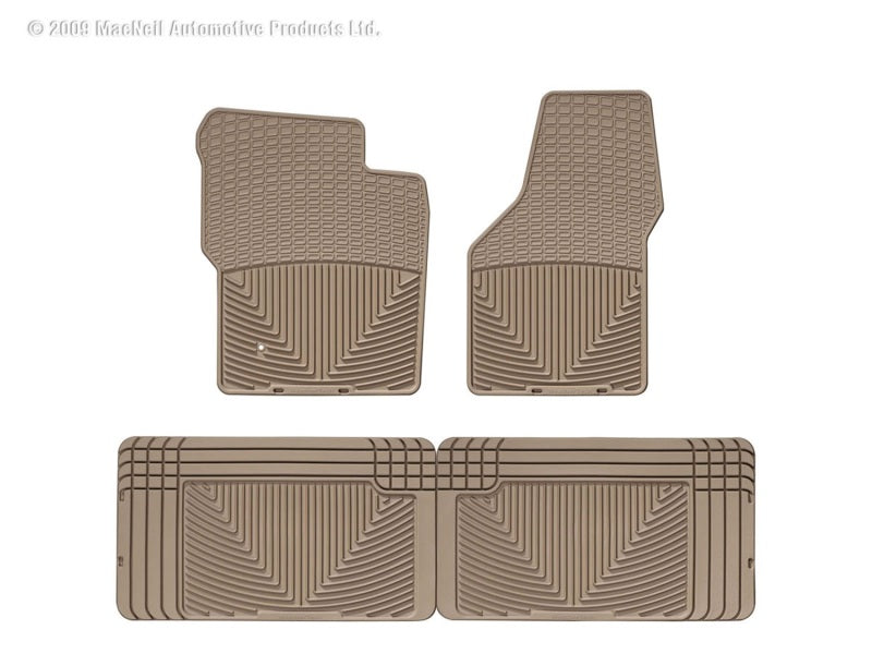 WT Rubber Mats - Front - Tan