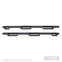 Westin 17-22 Ford F-250/350 Crew Cab 6.75ft Bed HDX Drop W2W Nerf Step Bars - Tex. Blk