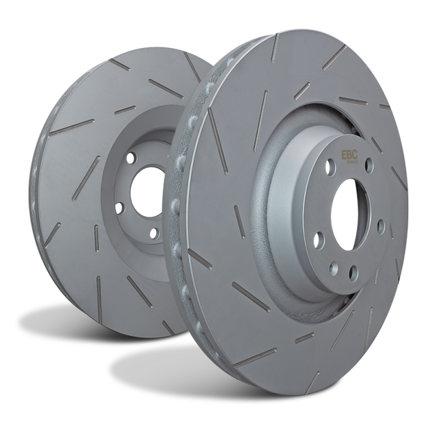 EBC 2020+ Ford Explorer 3.0L Hybrid Rear USR Slotted Rotors ...