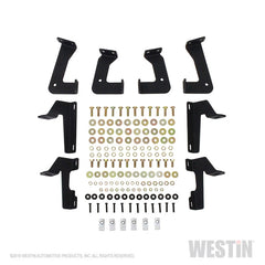 Westin 07-18 Jeep Wrangler JK 2dr. HDX Stainless Drop Nerf Step Bars - Tex. Blk