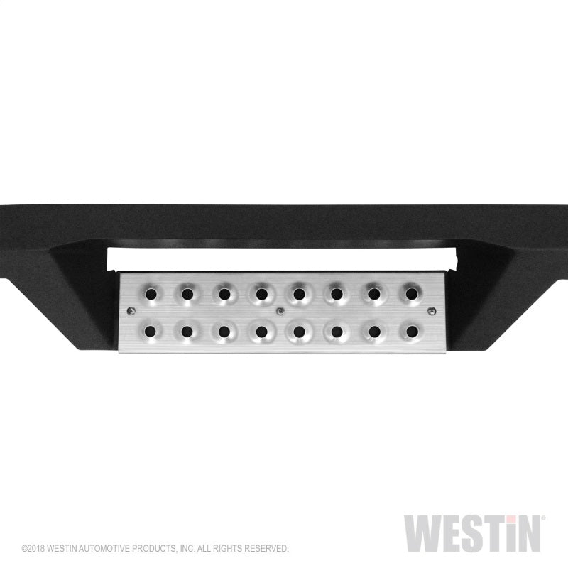 Westin 19-22 RAM 1500 Quad Cab (Excl. Classic) HDX Stainless Drop Nerf Step Bars - Tex. Blk