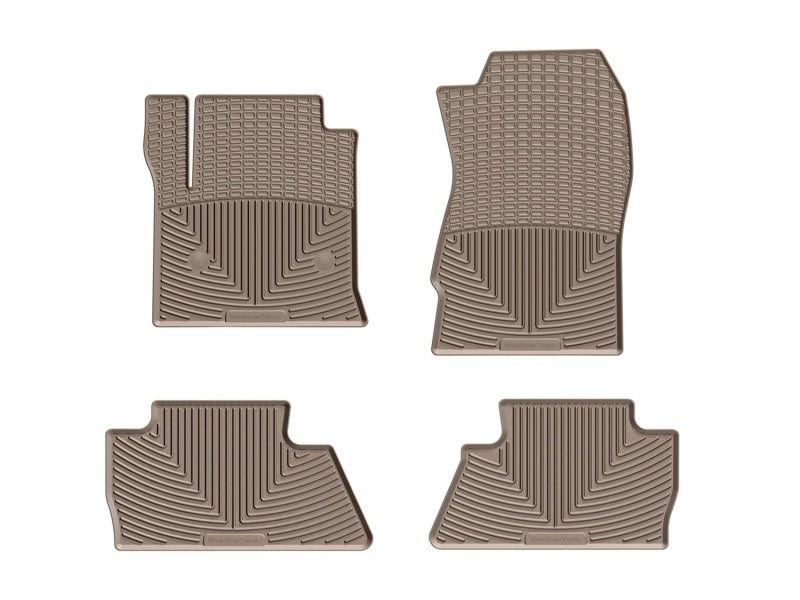 WT Rubber Mats - Front - Tan