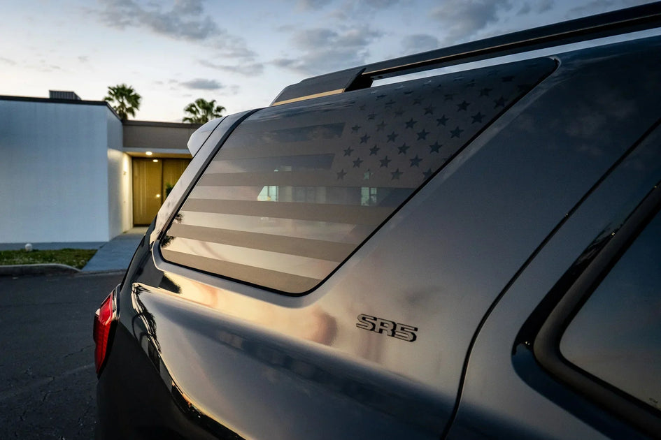 American Flag Rear Window Overlays - 2021+ Bronco 4 Door | Juggernaut ...