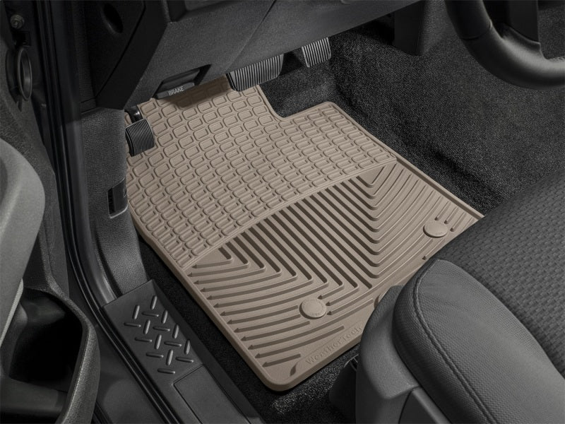 WeatherTech 2020+ Jeep Gladiator Rear Rubber Mats - Tan