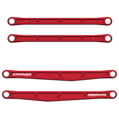 Camburg Ford Raptor 21-23 KINETIK Series Rear Billet Trailing Arm Kit (Red)