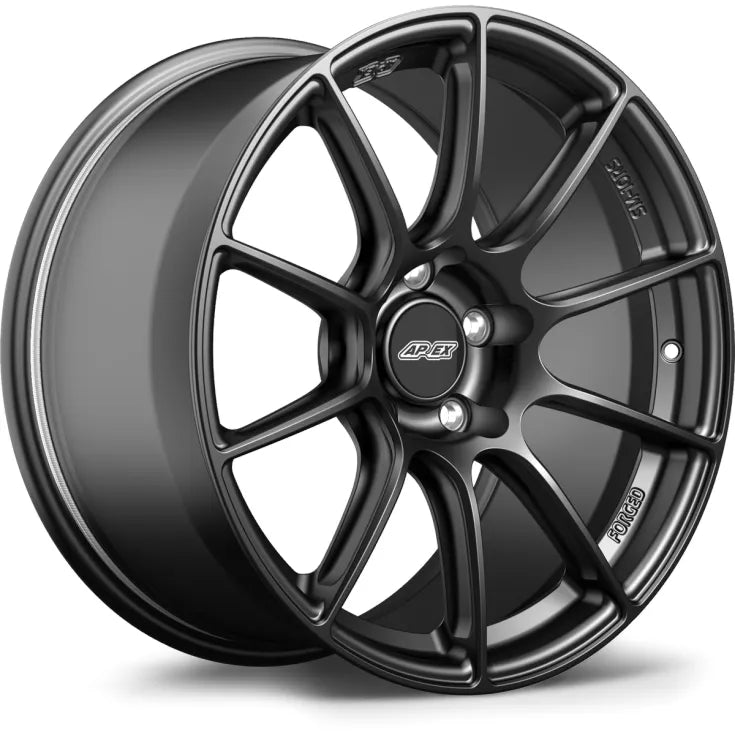 APEX SM-10RS Forged Wheels - Satin Black (Mustang)