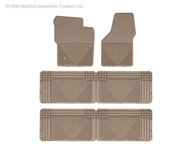 WT Rubber Mats - Front - Tan