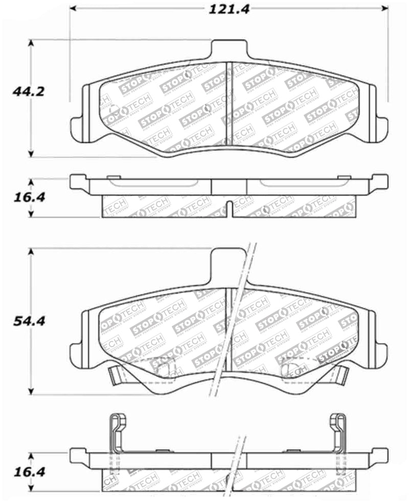 StopTech Street Touring Brake Pads