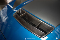 Anderson Composites Type-V5 Carbon Fiber Hood Vent - 2024 Ford Mustang