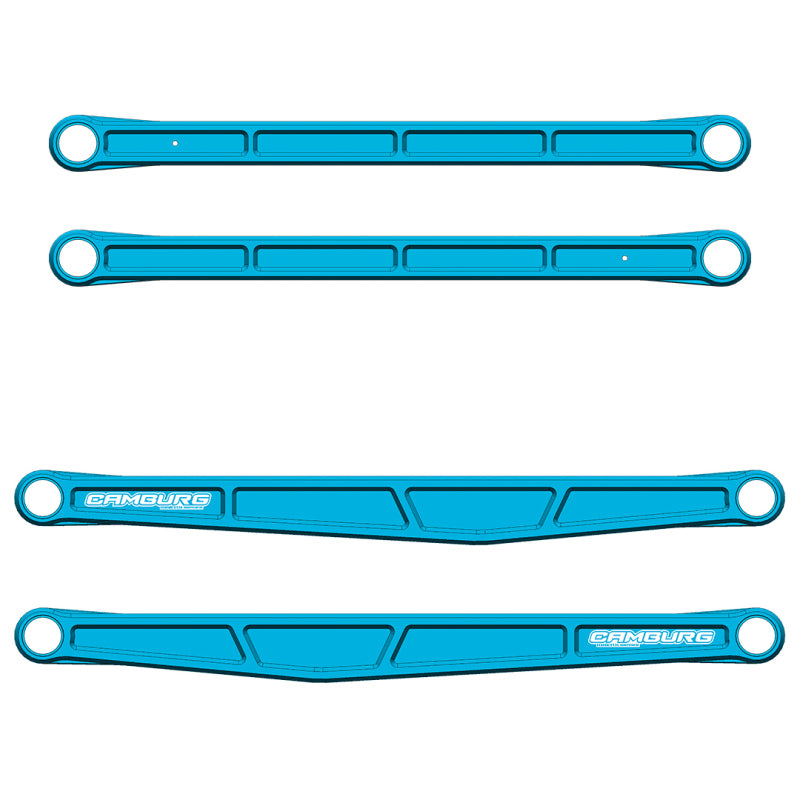 Camburg Ford Raptor 21-23 KINETIK Series Rear Billet Trailing Arm Kit (King Blue)