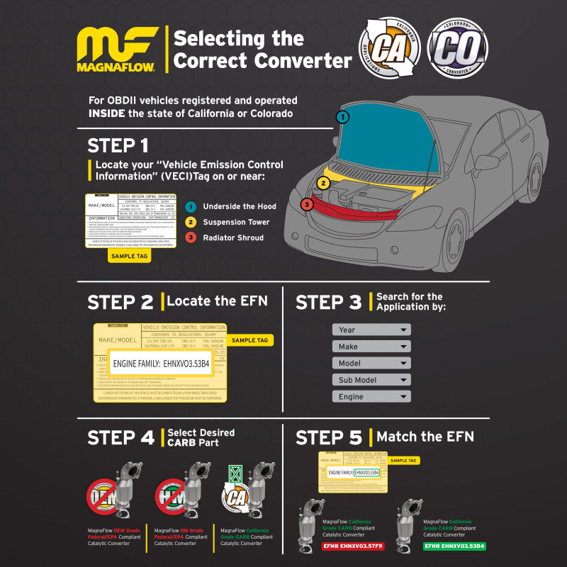 Magnaflow 07-09 Dodge Dakota 3.7L Direct Fit Converter