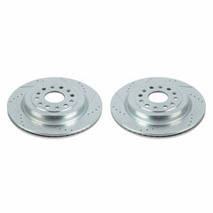Power Stop 19-20 Ram 1500 Rear Evolution Drilled & Slotted Rotors - Pair