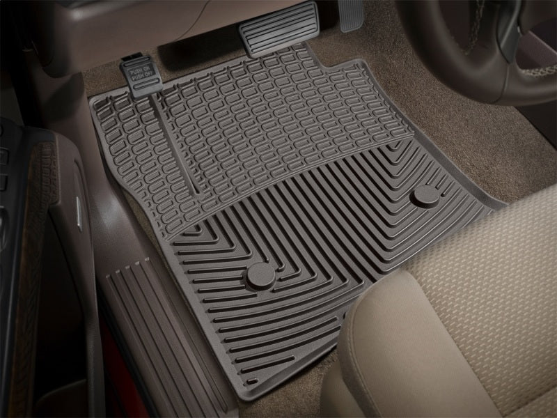 WeatherTech 10-17 Chevrolet Equinox Front Rubber Mats - Cocoa