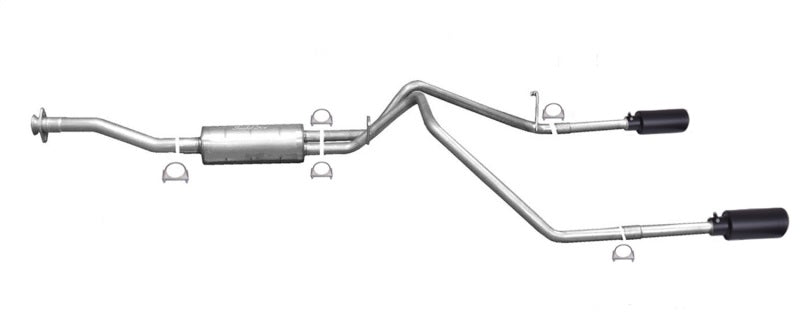 Gibson 15-22 Chevrolet Colorado 2.5L-3.6L Black Elite Cat-Back Dual Split Exhaust System - Stainless