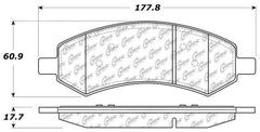 StopTech 07-17 Jeep Wrangler / 07-09 Dodge Durango Truck & SUV Brake Pads - Front