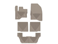 WT Rubber Mats - Rear - Tan