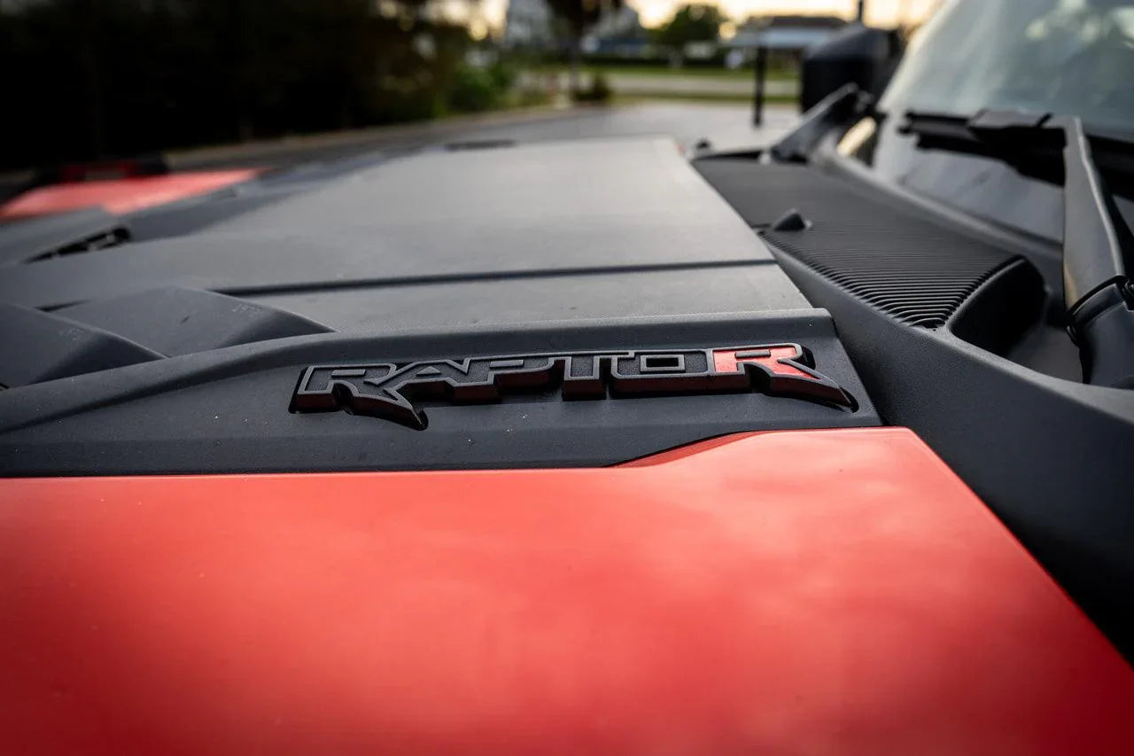Gray Raptor R Hood R Inlay for Hood Emblems - 2022+ Bronco Raptor | Juggernaut Performance ...
