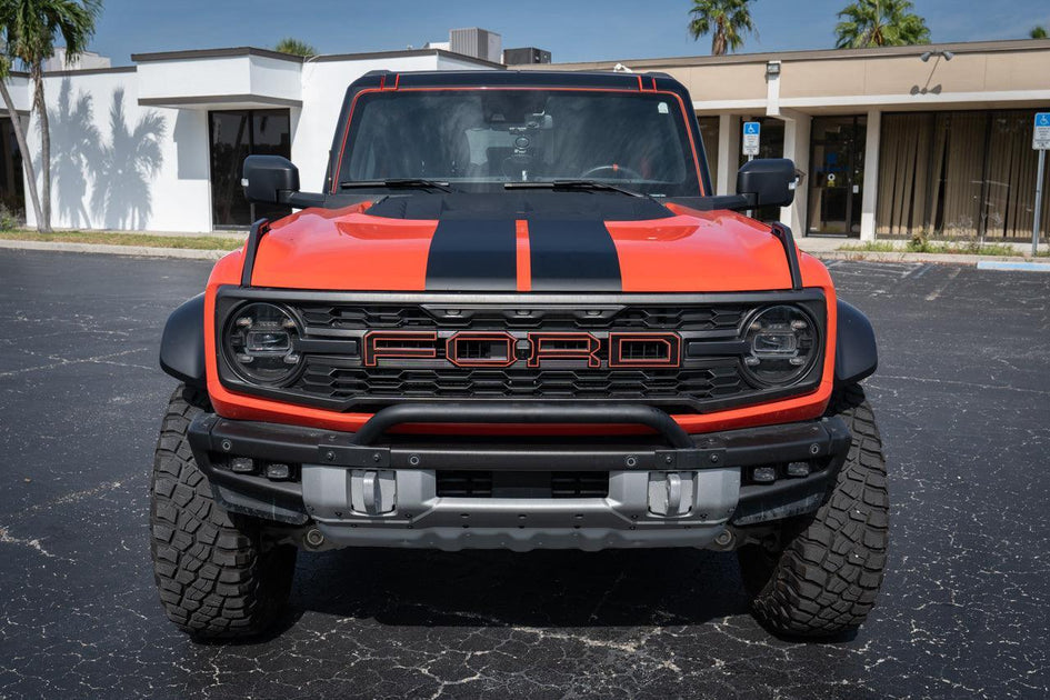 Racing Hood Stripes V1 - 2022+ Bronco Raptor | Juggernaut Performance Inc.