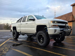 Superlift 07-16 Chevy Silv 4WD 8in Lift Kit w/ OE Cast Steel Control Arms & King Coilovers & Shocks