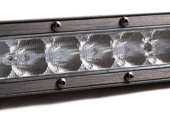 Diode Dynamics 12 In LED Light Bar Single Row Straight Clear Flood Each Stage Series