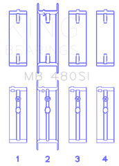 King Buick 90-96 L27 V6 Main Bearing Set