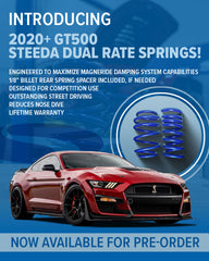 Steeda GT500 MagneRide Dual Rate Ultimate Handling Lowering Springs (2020-2022)