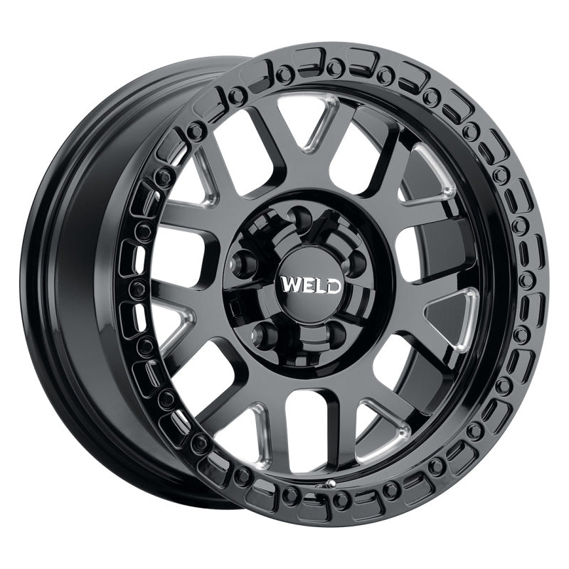 Weld Off-Road W105 17X10 Cinch 6X135 6X139.7 ET-25 BS4.50 Satin Black MIL / Gloss Black 106.1