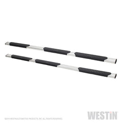 Westin 99-16 Ford F-250/350/450/550 Crew Cab 6.75ft. Bed R5 M-Series W2W Nerf Step Bars - Polish SS