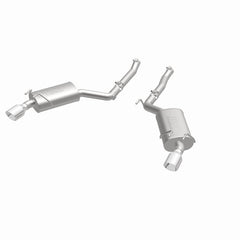 MagnaFlow Axle-Back Stainless Dual Split 4in Polished Tips 10-15 Chevrolet Camaro Convert. 3.6L V6