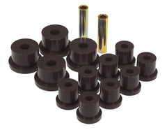 Prothane 64-65 Ford Mustang Rear Spring & 9/16in Shackle Bushings - Black