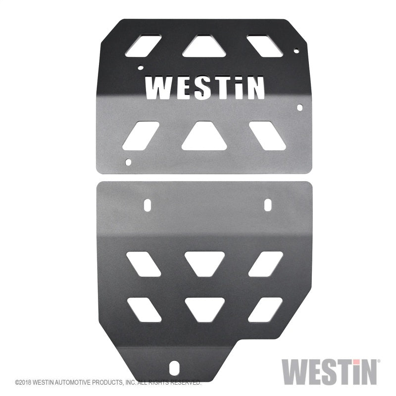 Westin 18-22 Jeep Wrangler JL Transmission Pan Skid Plate