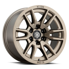 ICON Vector 6 17x8.5 6x5.5 25mm Offset 5.75in BS 95.1mm Bore Bronze Wheel