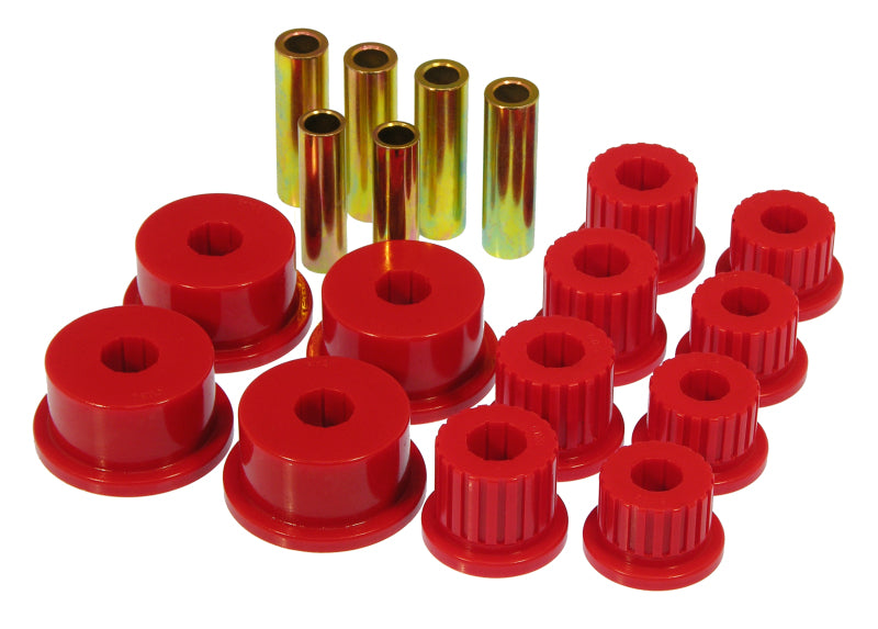 Prothane 94-01 Dodge Ram 2/4wd Rear Spring & Shackle Bushings - Red