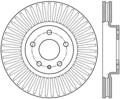 StopTech 13-16 Ford Fusion Right Front Disc Slotted Premium Brake Rotor